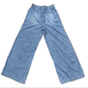 Sincerely Jules wide leg pants. Light & Breezy. Boho. Elastic waist. Size- large